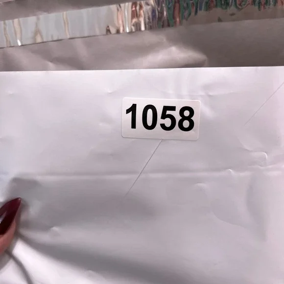 Nanette Nanette Lepore Gingham Plaid Bell Sleeve Peplum Blouse Womens L - Picture 8 of 9